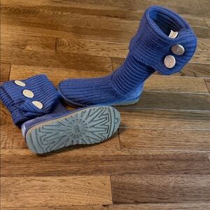 Ugg Classic Cardy Boot Denim tall boots size 6